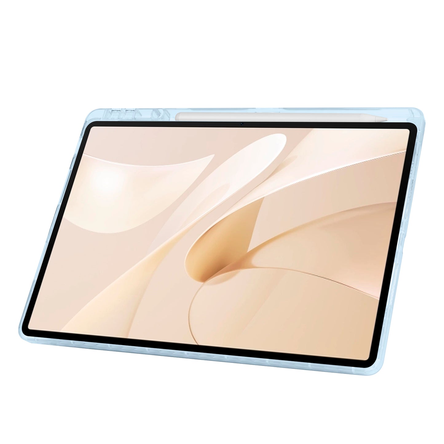 Huawei Matepad 12X Case Zore Tri Folding Stand Case with Pen Compartment Blue