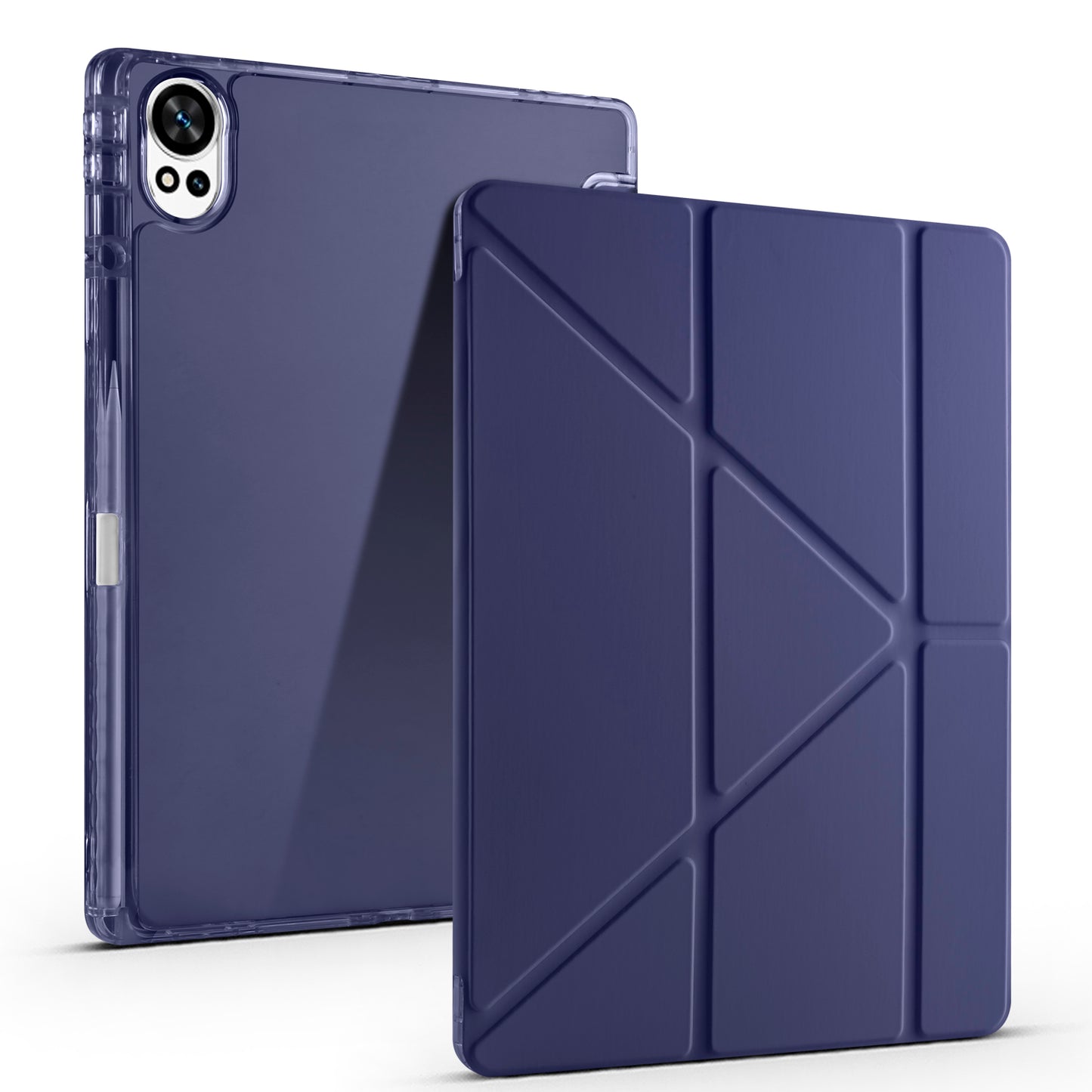 Huawei Matepad 12X Case Zore Tri Folding Stand Case with Pen Compartment Lilac