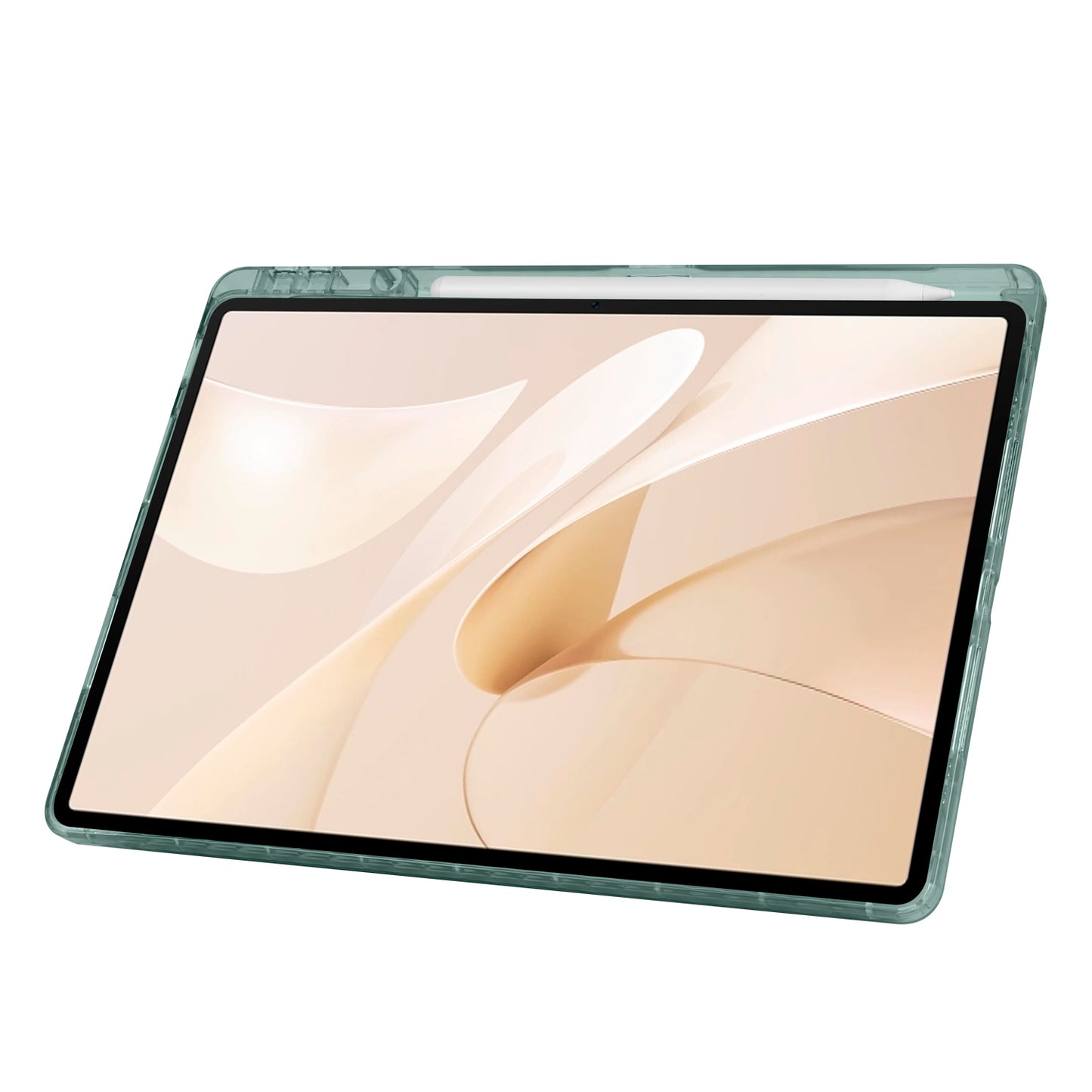 Huawei Matepad 12X Case Zore Tri Folding Stand Case with Pen Compartment Dark Green 