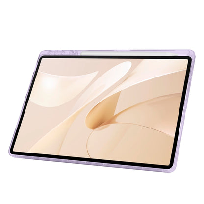 Huawei Matepad 12X Kılıf Zore Tri Folding Kalem Bölmeli Standlı Kılıf Koyu Yeşil