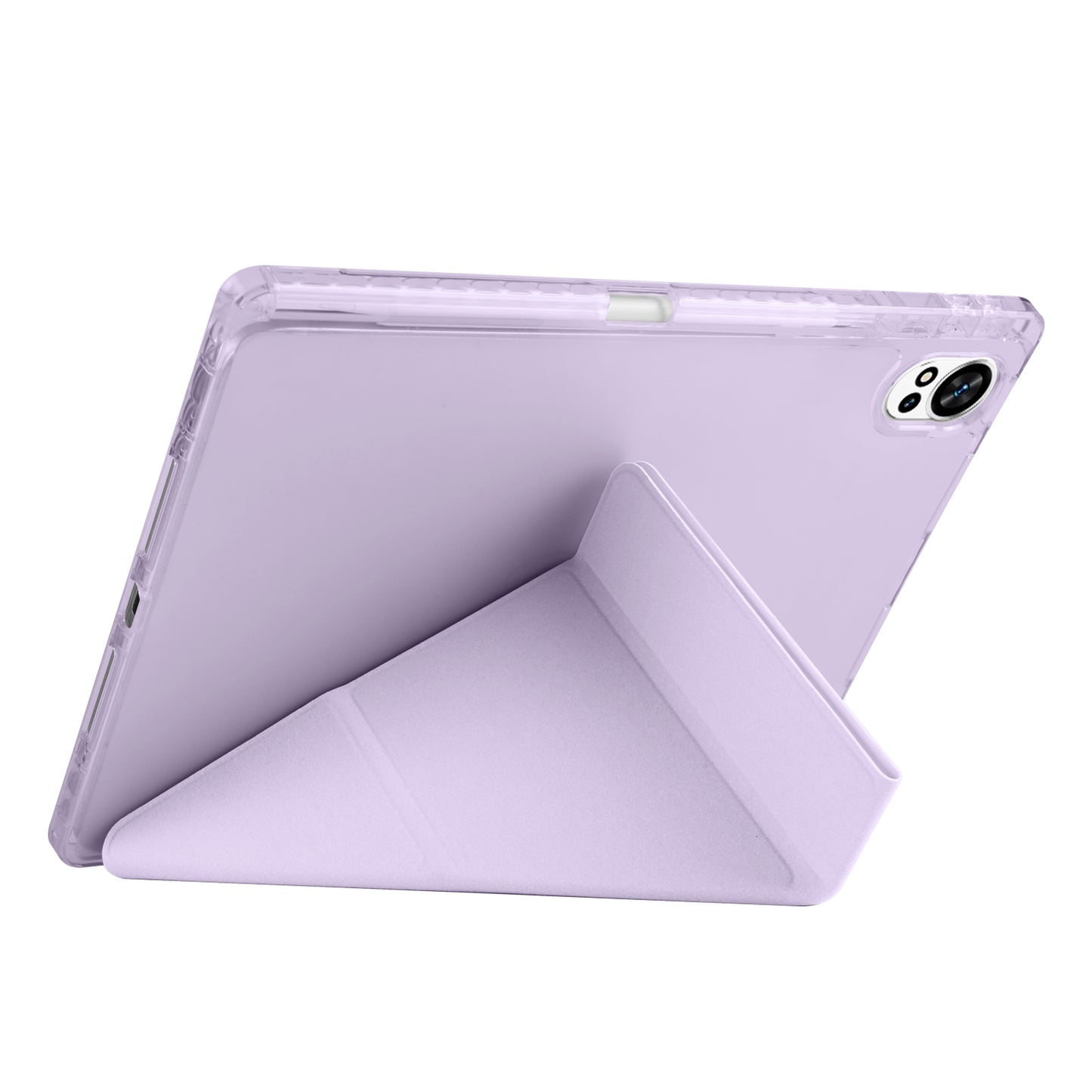 Huawei Matepad 12X Case Zore Tri Folding Stand Case with Pen Compartment Blue