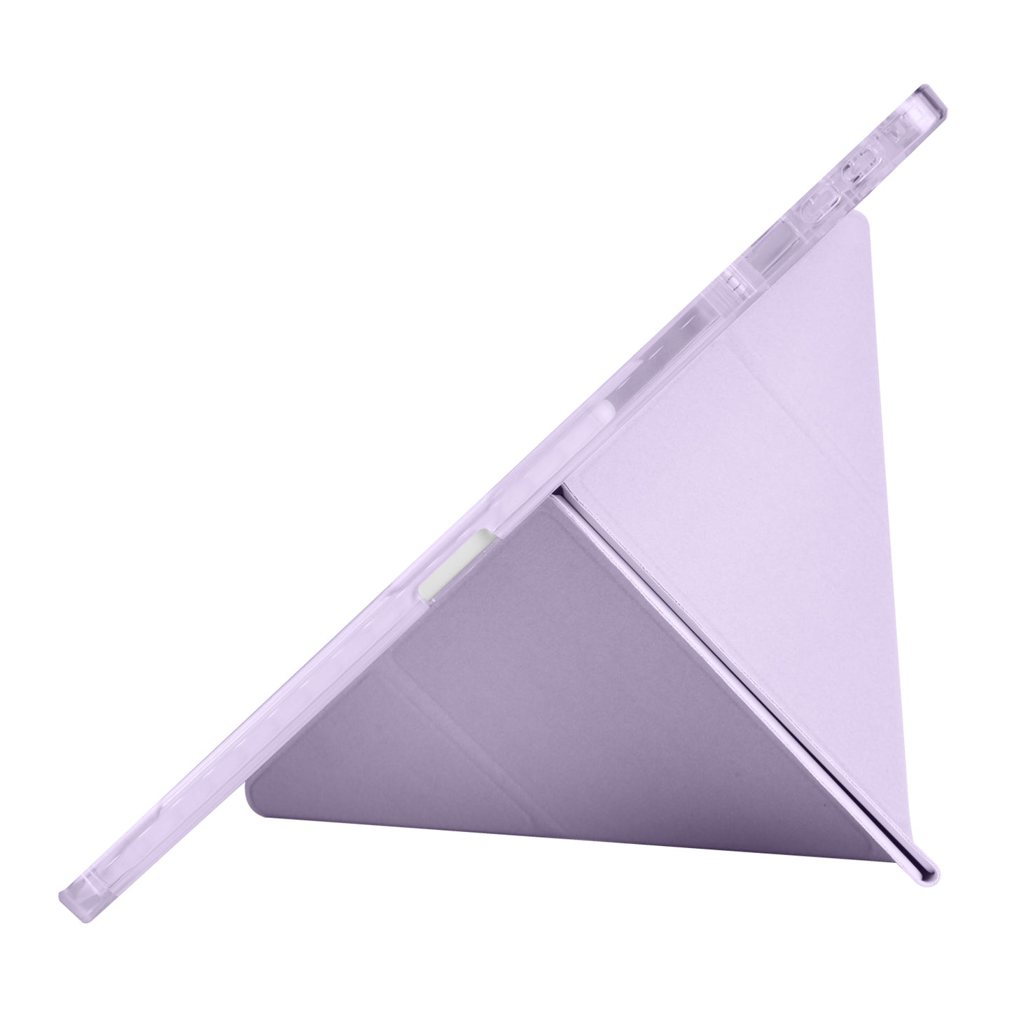 Huawei Matepad 12X Case Zore Tri Folding Stand Case with Pen Compartment Lilac
