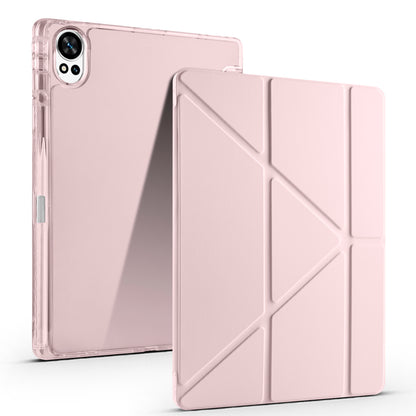 Huawei Matepad 12X Kılıf Zore Tri Folding Kalem Bölmeli Standlı Kılıf Koyu Yeşil