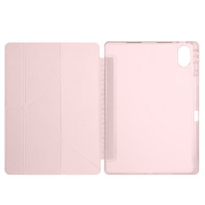 Huawei Matepad 12X Kılıf Zore Tri Folding Kalem Bölmeli Standlı Kılıf Lacivert