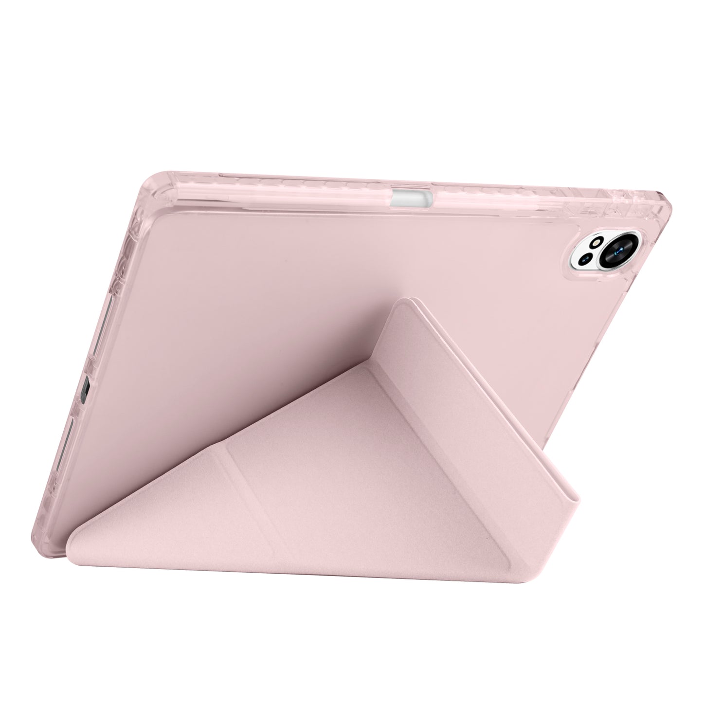 Huawei Matepad 12X Case Zore Tri Folding Stand Case with Pen Compartment Lilac