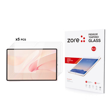 Huawei MatePad 12X Zore 5in1 Tablet Tempered Glass Screen Protector Transparent