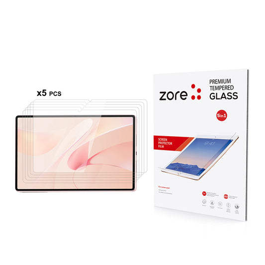 Huawei MatePad 12X Zore 5in1 Tablet Tempered Glass Screen Protector Transparent