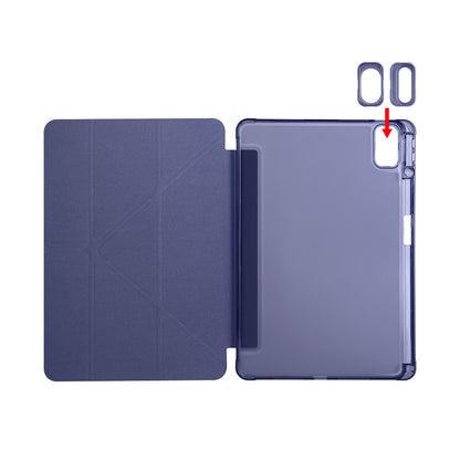Huawei Matepad SE 11 Kılıf Zore Tri Folding Kalem Bölmeli Standlı Kılıf Siyah