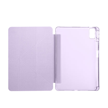 Huawei Matepad SE 11 Kılıf Zore Tri Folding Kalem Bölmeli Standlı Kılıf Siyah