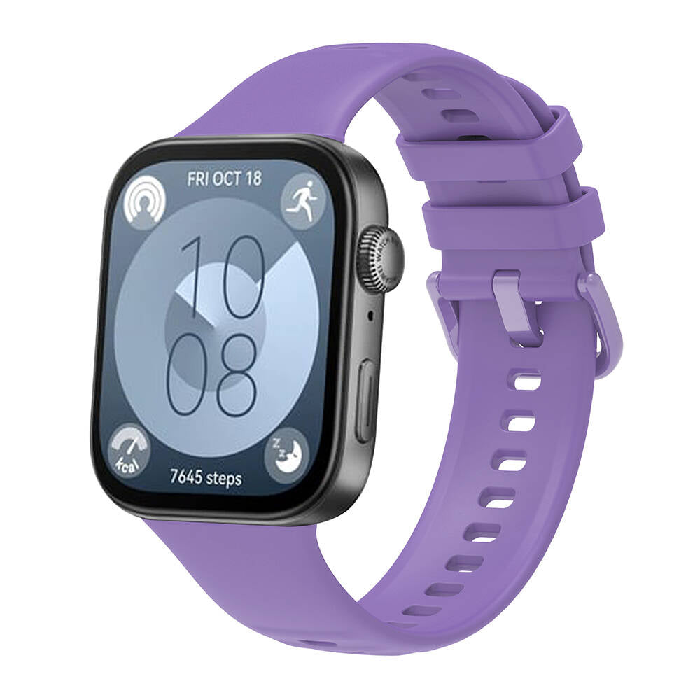 Huawei Watch Fit 3 Band Series Classic Band Silicone Strap Lilac 