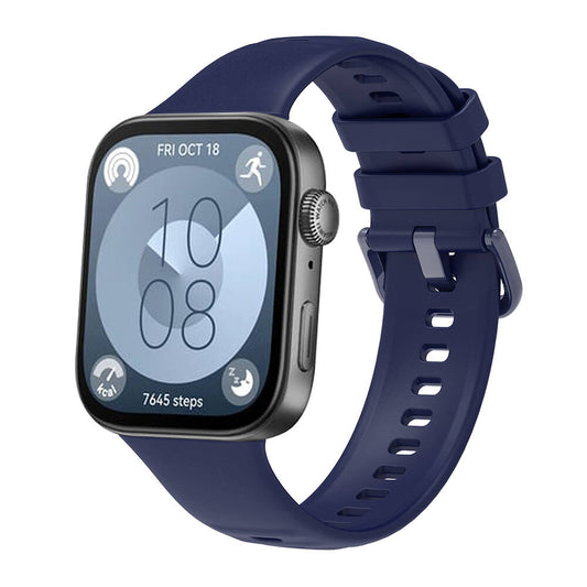Huawei Watch Fit 3 Band Series Classic Strap Silicone Strap Navy Blue 