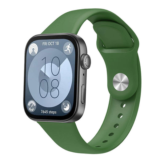 Huawei Watch Fit 3 KRD-11 22mm Silicone Strap Dark Green