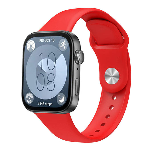 Huawei Watch Fit 3 KRD-11 22mm Silicone Strap Red