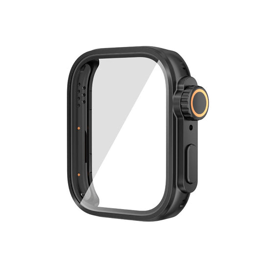 Huawei Watch Fit 3 to Apple Watch Ultra 49mm Case Converter and Screen Protector Zore Watch Gard 33 Black