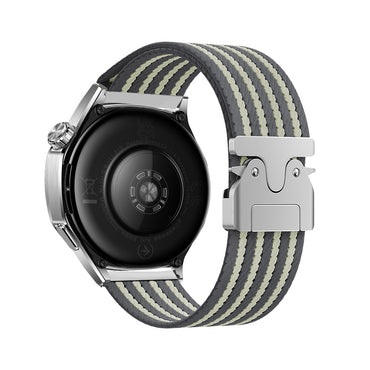 Huawei Watch GT 3 42mm Zore KRD-133 22mm Nylon Fabric Braided Strap Gray 