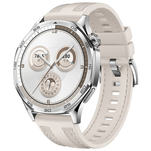 Huawei Watch GT 5 Zore KRD-128 Silicone Band Cream 