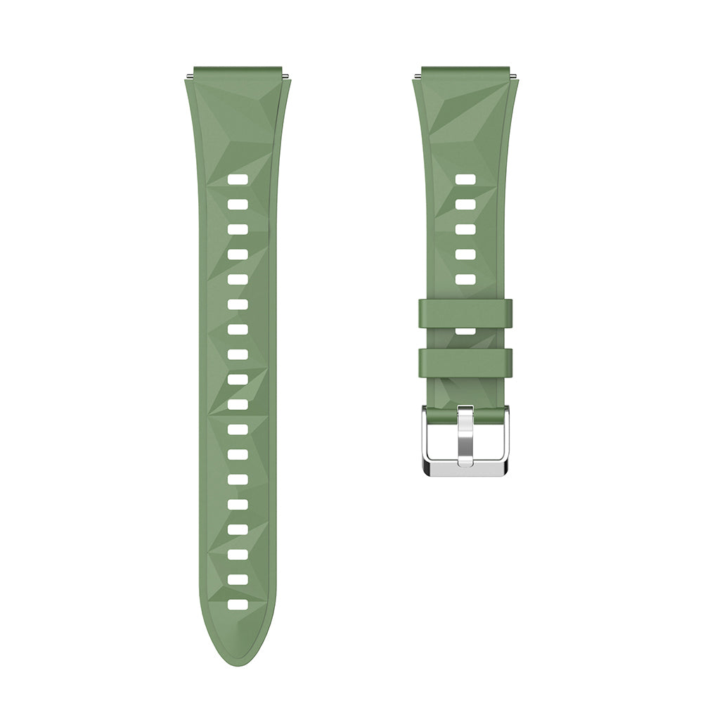 Huawei Watch GT5 41mm Zore KRD-129 Silicone Band Strap Green