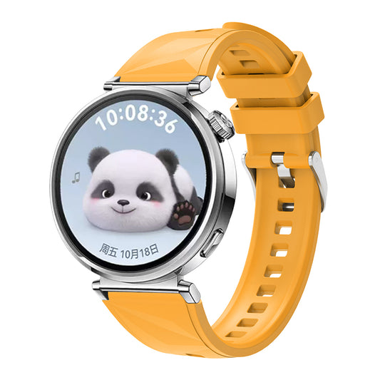 Huawei Watch GT5 41mm Zore KRD-129 Silicone Band Strap Yellow