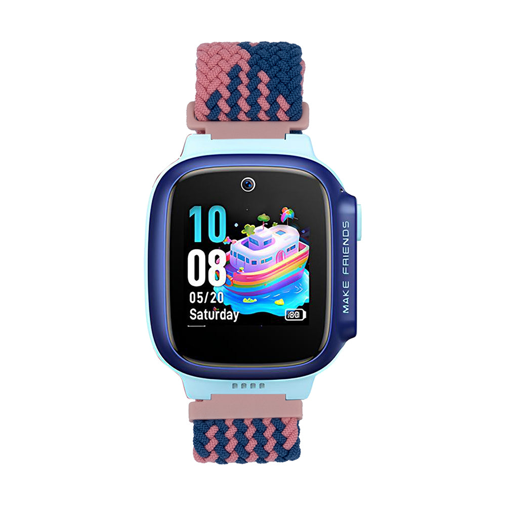Huawei Watch GT5 41mm Zore KRD-139 18mm Children's Knitted Strap Pink-Blue 