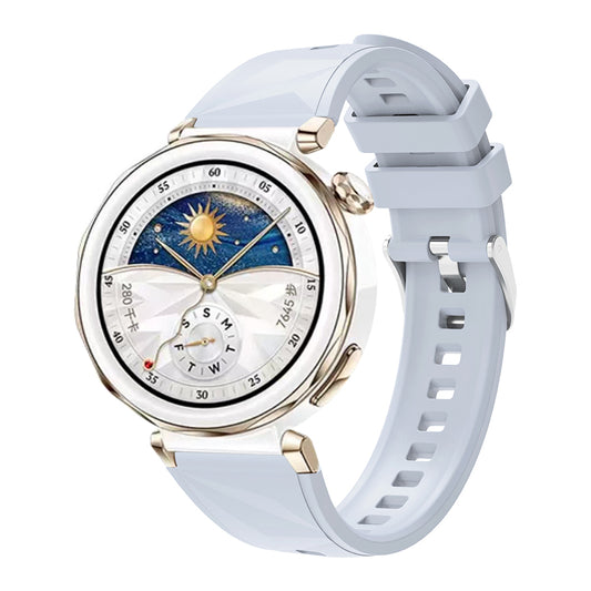 Huawei Watch GT5 Pro 42mm Zore KRD-129 Silicone Band Strap Ice Blue 