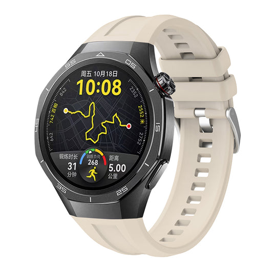 Huawei Watch GT5 Pro 46mm Zore KRD-130 Silicone Band Strap Starlight
