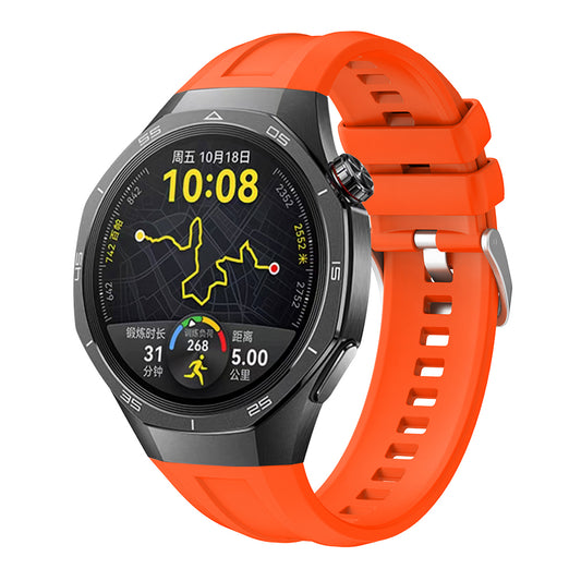 Huawei Watch GT5 Pro 46mm Zore KRD-130 Silicone Band Strap Orange
