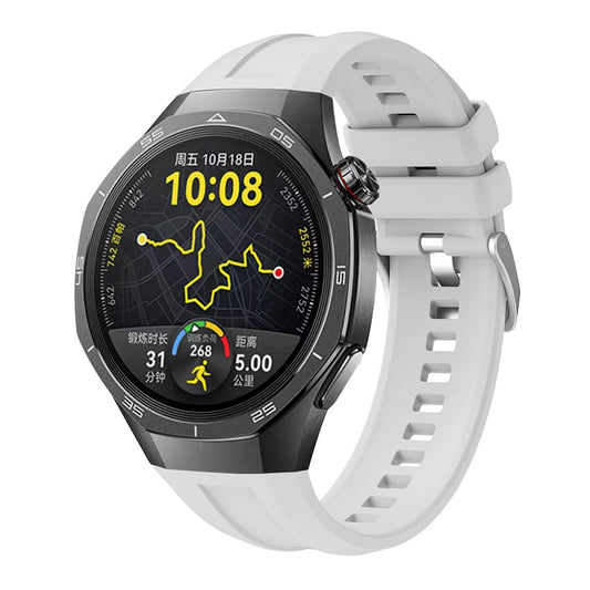 Huawei Watch GT5 Pro 46mm Zore KRD-130 Silicone Band Strap Gray