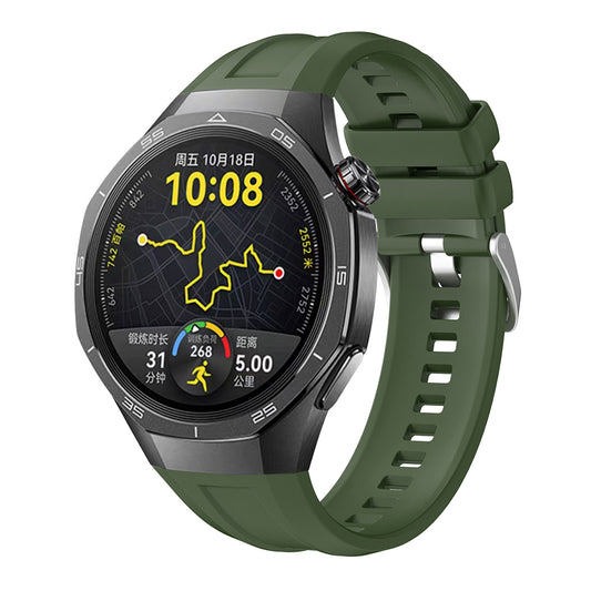 Huawei Watch GT5 Pro 46mm Zore KRD-130 Silicone Band Strap Green