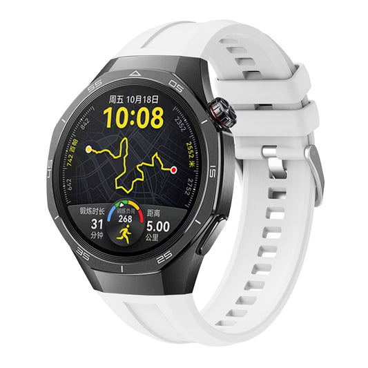 Huawei Watch GT5 Pro 46mm Zore KRD-130 Silicone Band Strap White