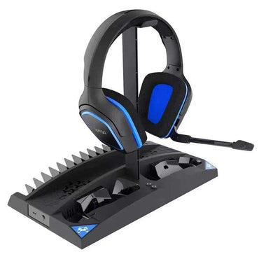 iPega PG-P4009 Playstation 4 Şarj İstasyonu ve Kulaklık Standı Siyah