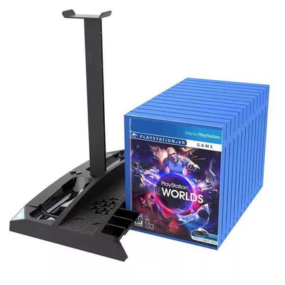 iPega PG-P4009 Playstation 4 Şarj İstasyonu ve Kulaklık Standı Siyah