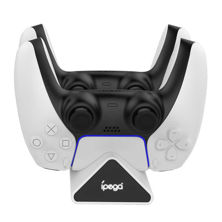 iPega PG-P5012 Playstation 5 Dualsense Şarj İstasyonu Beyaz