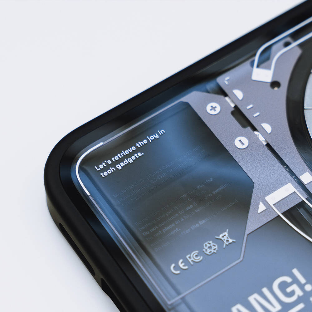 iPhone 15 Pro Max Case Customizable 3 Function Bluetooth Connected Bitmo Lab Bangcase Smart M-safe Cover Black 