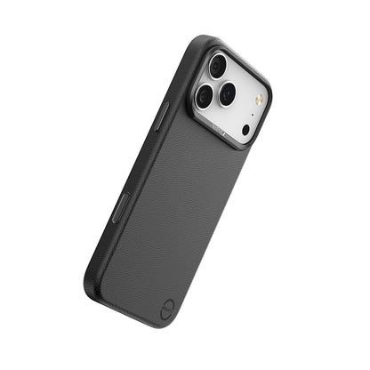 iPhone 17 Pro Kılıf M-Safe Şarj Özellikli Polimerik Deri Raptic Urban Nano Kapak Beyaz