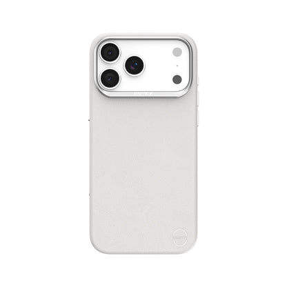 iPhone 17 Pro Max Kılıf M-Safe Şarj Özellikli Polimerik Deri Raptic Urban Nano Kapak Beyaz