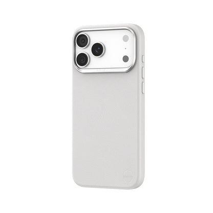 iPhone 17 Pro Max Kılıf M-Safe Şarj Özellikli Polimerik Deri Raptic Urban Nano Kapak Beyaz