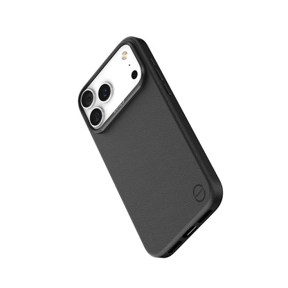 iPhone 17 Pro Max Kılıf M-Safe Şarj Özellikli Polimerik Deri Raptic Urban Nano Kapak Beyaz