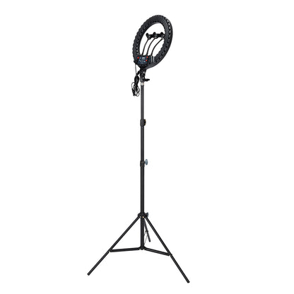 Jmary FM-14R Kumandalı 34cm Işıklı Telefon Tutucu Ring Light Siyah