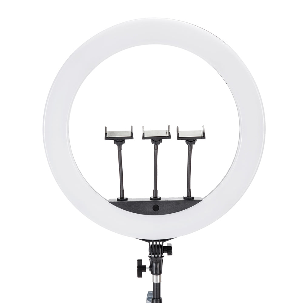 Jmary FM-21R Uzaktan Kumandalı 52cm Işıklı Telefon Tutucu Ring Light Siyah