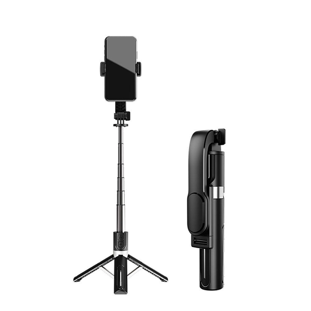 Jmary KT-219 360 Derece Dönebilen Kablosuz Kumandalı Tripod ve Selfie Çubuğu Siyah