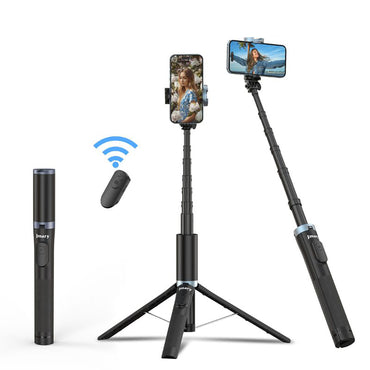 Jmary KT-259 360 Derece Dönebilen Kablosuz Kumandalı Tripod ve Selfie Çubuğu Siyah