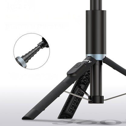 Jmary KT-259 360 Derece Dönebilen Kablosuz Kumandalı Tripod ve Selfie Çubuğu Siyah