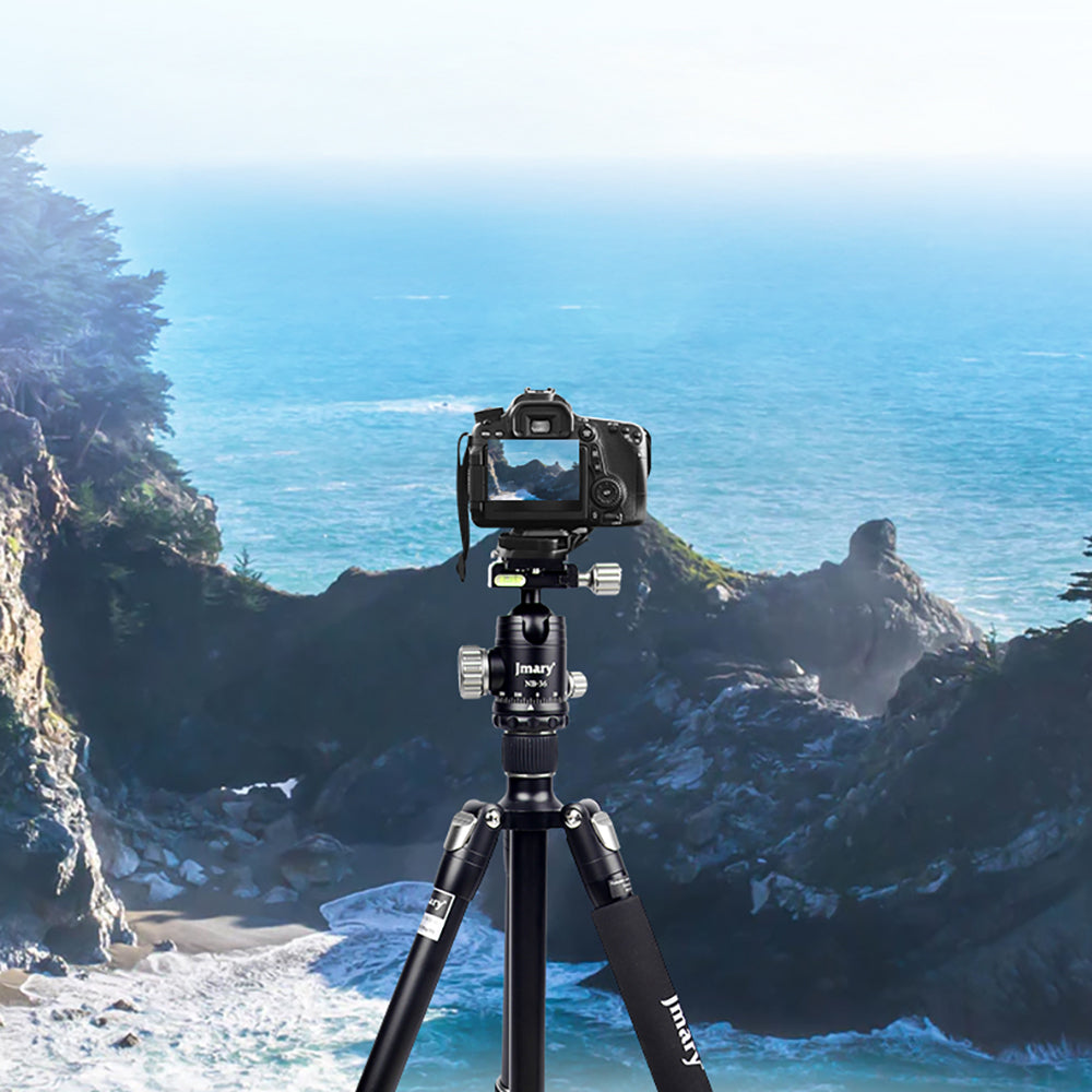 Jmary KT255+NB36 360 Derece Dönebilen Değiştirilebilir Başlıklı Tripod Siyah