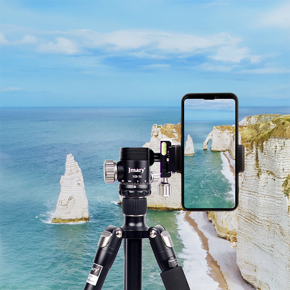 Jmary KT255+NB36 360 Derece Dönebilen Değiştirilebilir Başlıklı Tripod Siyah