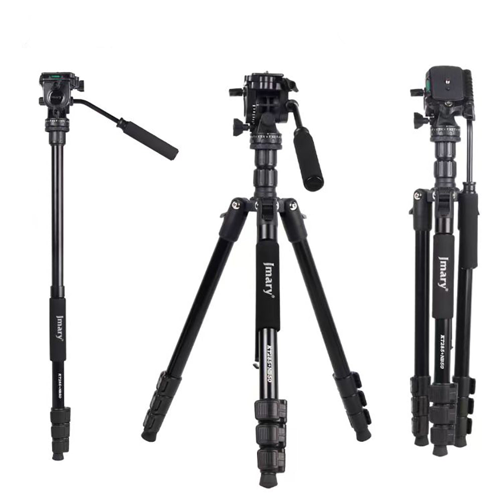Jmary KT285+NB50 Ayarlanabilir Başlıklı Tripod Siyah