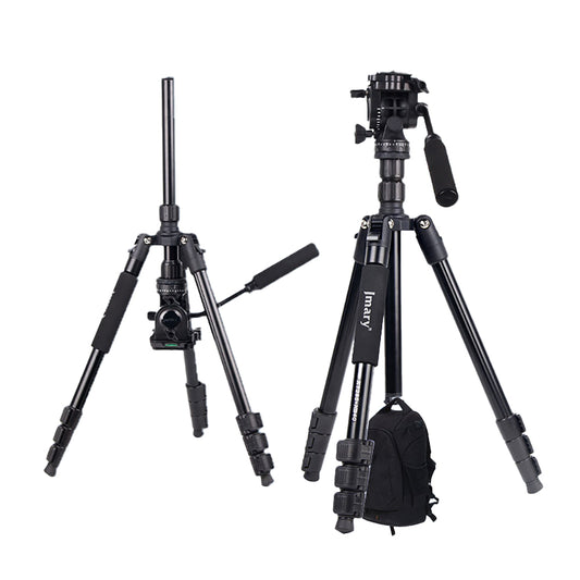 Jmary KT285+NB50 Ayarlanabilir Başlıklı Tripod Siyah