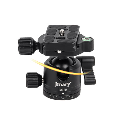 Jmary KT3255NB30 3 Kademeli 164.5cm Fonksiyonel Ayrılabilir Monopod Tasarım Başlıklı Tripod Siyah