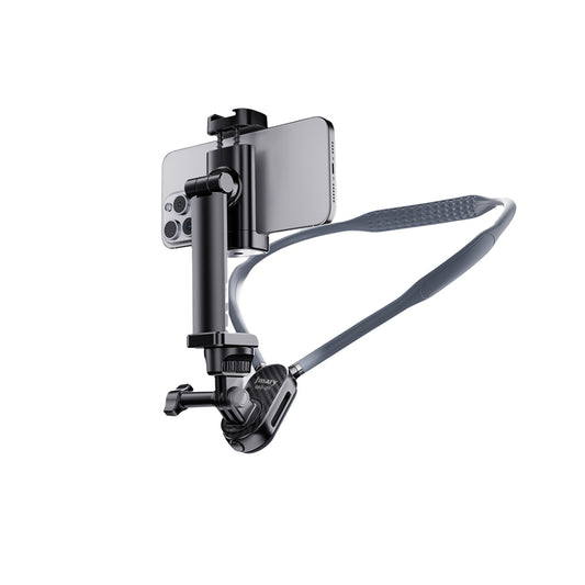 Jmary MG-01 2in1 Eller Serbest Boyun Askılı Telefon Tutucu Siyah