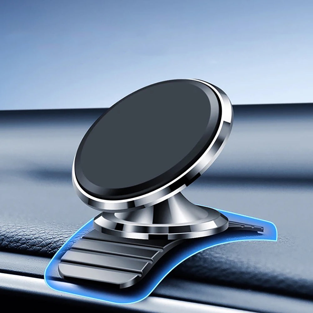 Jmary MH-73 Magnetik M-safe Uyumlu Düz Zemin Araç Telefon Tutucu Gri