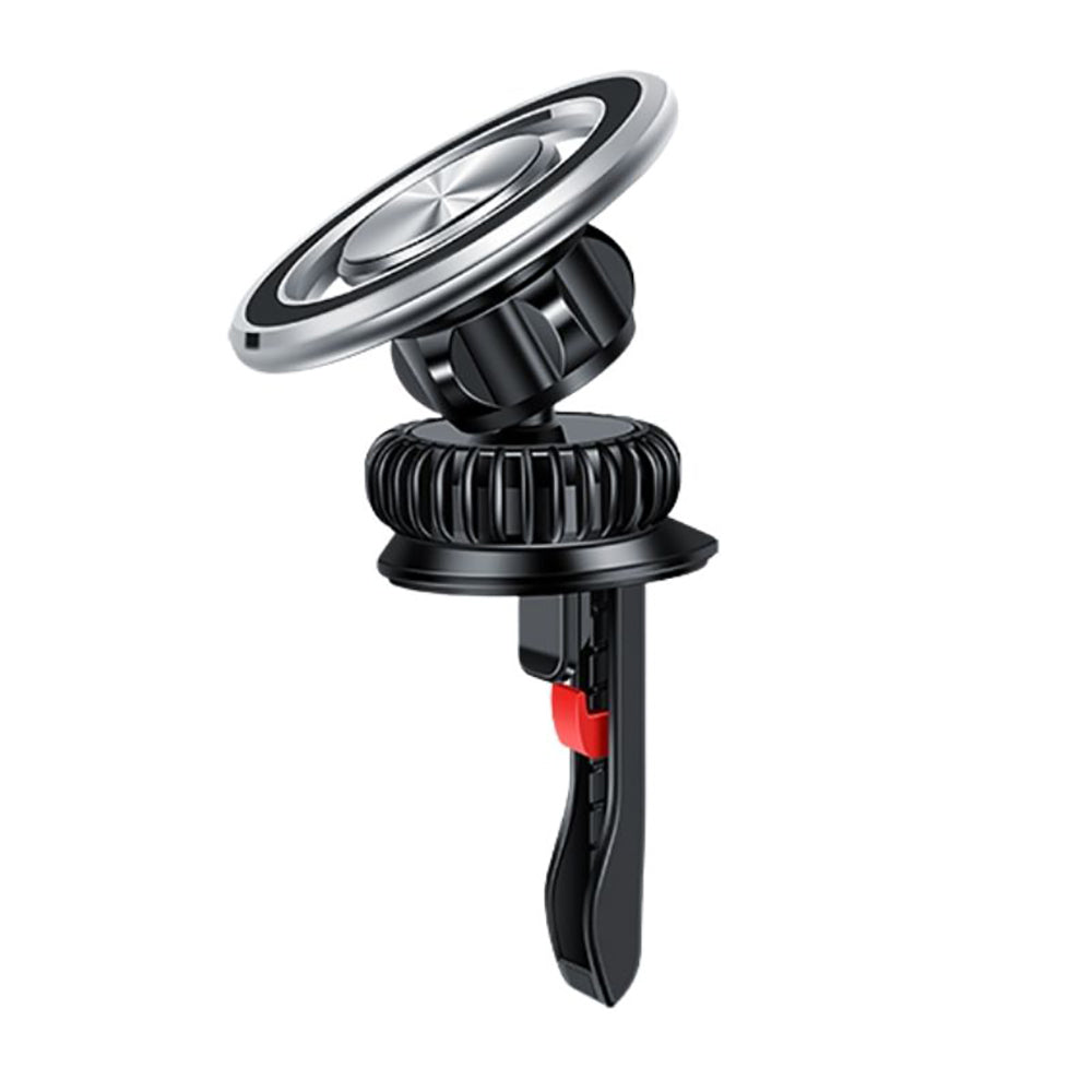 Jmary MH-77 Magnetik 360 Derece Oynar Başlıklı Telefon Tutucu Havalandırma Tasarım Gri